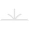 Ekena Millwork Richland Architectural Grade PVC Gable Bracket, 96"W x 40"H x 2"D x 4"F, 10/12 Pitch GBP096X40X0204RIC00 - alternate 2